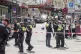 Police cordon off an area near the Reeperbahn in Hamburg, Ge