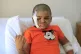 Ali Abdel Rahman Zorout, (5), who was wounded by an Israeli 