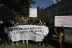 Chagossians attend a protest to respond to the British annou