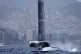 Ineos Britannia races against Emirates Team New Zealand duri
