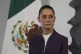 Mexican President Claudia Sheinbaum looks on during her morn