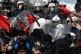 Police and protesters clash in Athens today