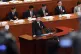 Chinese President Xi Jinping gives a speech at the closing s
