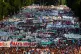 People march in the May Day parade at Revolution Square, in 