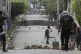 Protesters barricade a street in Masaya, Nicaragua, earlier 
