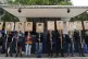 Demonstrators hold signs with people killed by the NSU outsi