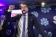 Sweden Democrats party leader Jimmie Åkesson speaks at the 