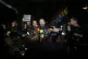 Podemos party leader Pablo Iglesias speaks during a protest 