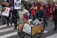 Protesters participate in a march calling for an end to foss