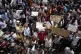 Supporters of Martin Fayulu holds placards reading: ‘Steal