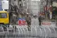Indian police men keep vigil during the fourth consecutive d