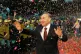 Kazakhstan's former President Nursultan Nazarbayev waves to 