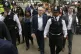 Jeremy Corbyn and Diane Abbott and other Labour MPs leave th