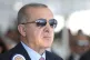 Turkey's President Recep Tayyip Erdogan, participates in a c