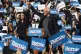 US Democrat presidential candidate Bernie Sanders with US co