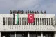 Turkish soldiers, right, and Turkey-backed opposition fighte