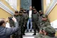 Former Bolivian President Jose Fernando Quiroga poses with p