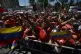 Supporters of Venezuelan President Nicolas Maduro gather to 