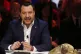 Matteo Salvini, leader of The League party, attends a TV sho
