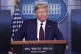 President Donald Trump pauses as he speaks about the coronav