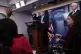President Donald Trump calls on a reporter for a question as