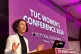 Anneliese Dodds speaking at the TUC women’s conference