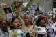 Women protest in Mexico on International Victims of Enforced