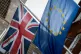 EU and British flags