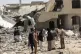 A destroyed house in Sanaa