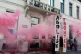 Activists protest against the EU's border force, Frontex, at