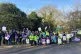 Environment Agency workers on the picket line outside office