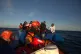 The crew of the Alan Kurdi rescue people from a rubber dingh