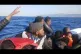 A photo taken by one of the refugees in the boat