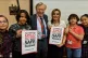 Labour's Alf Dubs with campaigners from Safe Passage