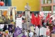 BEFORE AND AFTER: Engels statue in Ukraine (inset) and its a