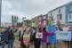 Anti-racists in in Portland welcome refugees and protest aga