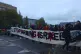 Palestine Action activists and supporters blockade both entr