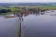 FORCE OF NATURE: Fields are flooded by river Avon near Harbr