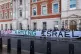 London for a Free Palestine activists outside the Department