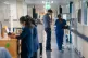 A general view of staff on a NHS hospital ward, January 18, 