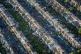 An arial view of houses in West London