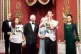 Just Stop Oil activists with wax models of the Windsors