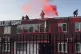 Activists occupy the roof of UAV Engines factory at Shenston