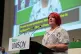 Unison president Andrea Egan delivers her speech to conferen