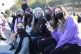 Students protesting in Slemani