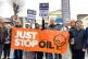 Just Stop Oil activists slow march through North London in s