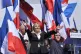 Marine Le Pen's Front National at a rally in Paris in May 20