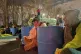 Extinction Rebellion NYC activists blockade the entrance to 