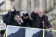 George Galloway celebrates his win as Respect MP in the Brad