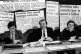 POLICING THE POLICE: GLC leader Ken Livingstone (centre), wi